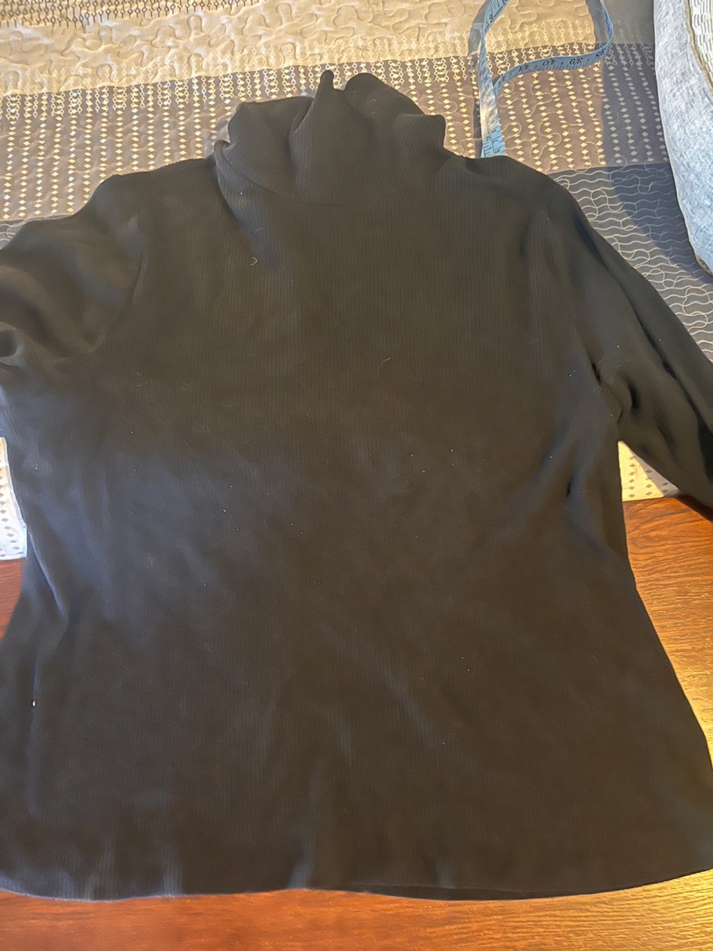 Old Navy Black Turtleneck Sweater - Slim Rib Knit